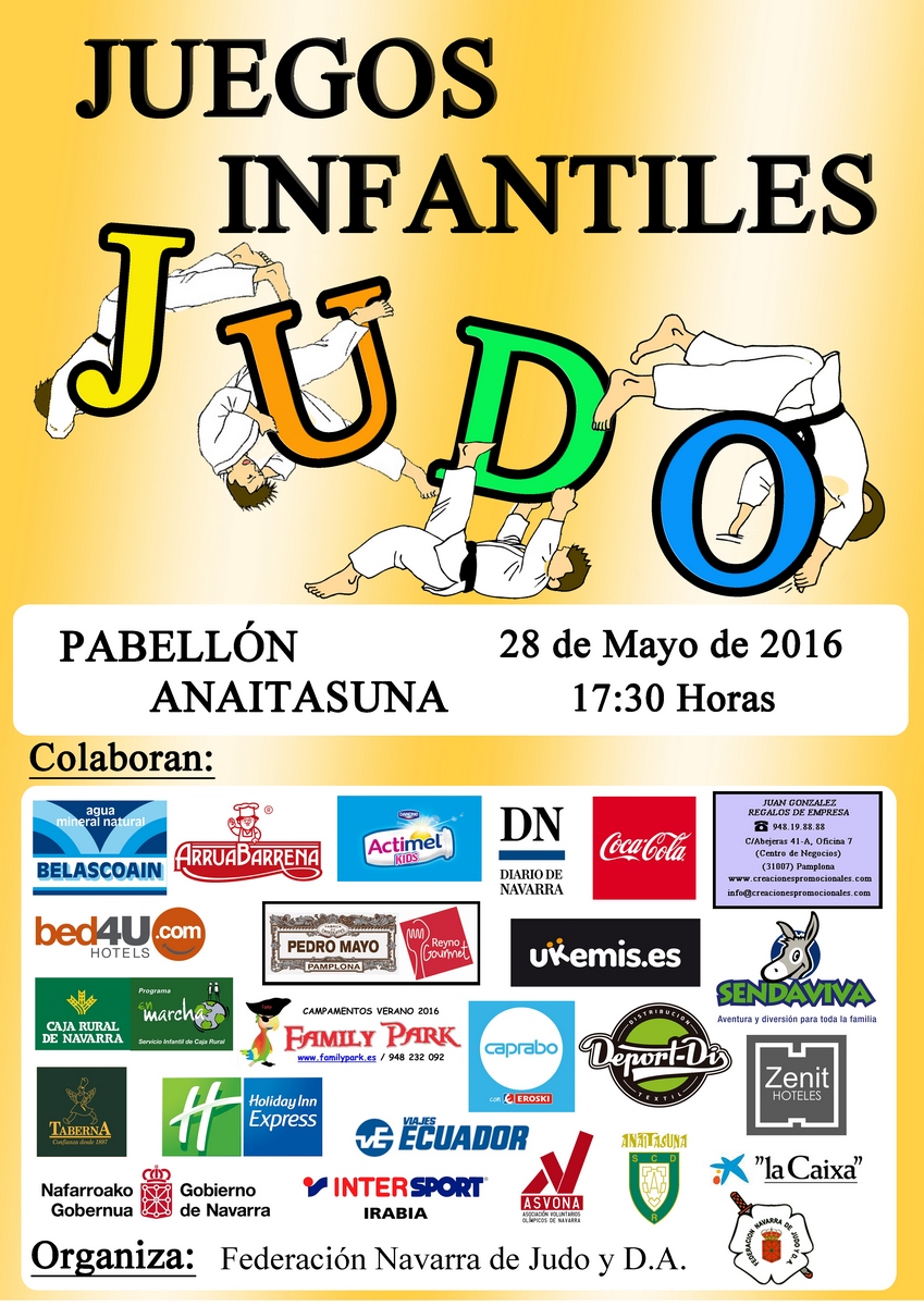 GRAN PARTICIPACIÓN EN LOS JUEGOS INFANTILES DE JUDO. 28-05-16